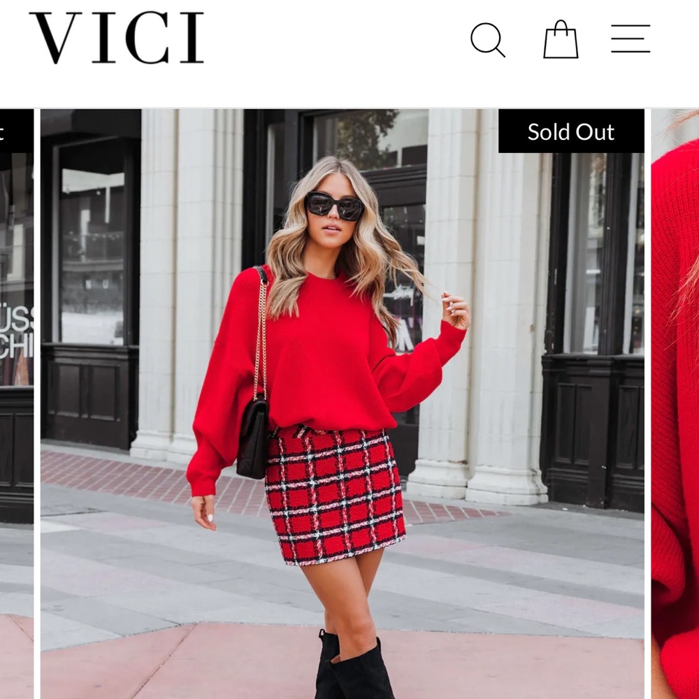 Brand new VICI oversized sweater